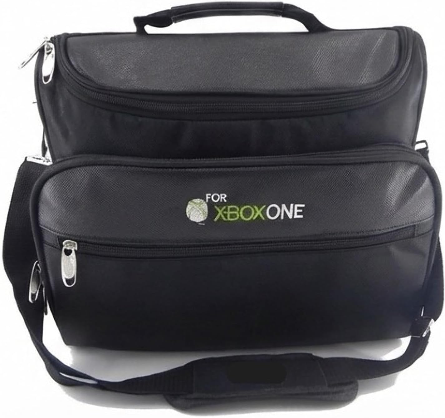 UbiGear Black Travel Shoulder Carrying Case Bag for XBOX One XBOX 360 Console and accessories