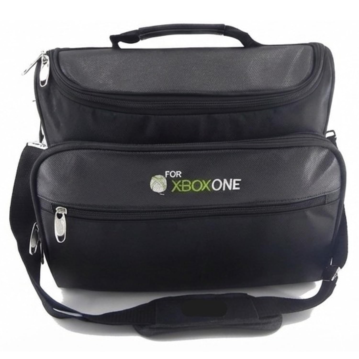 UbiGear Black Travel Shoulder Carrying Case Bag for XBOX One XBOX 360 Console and accessories
