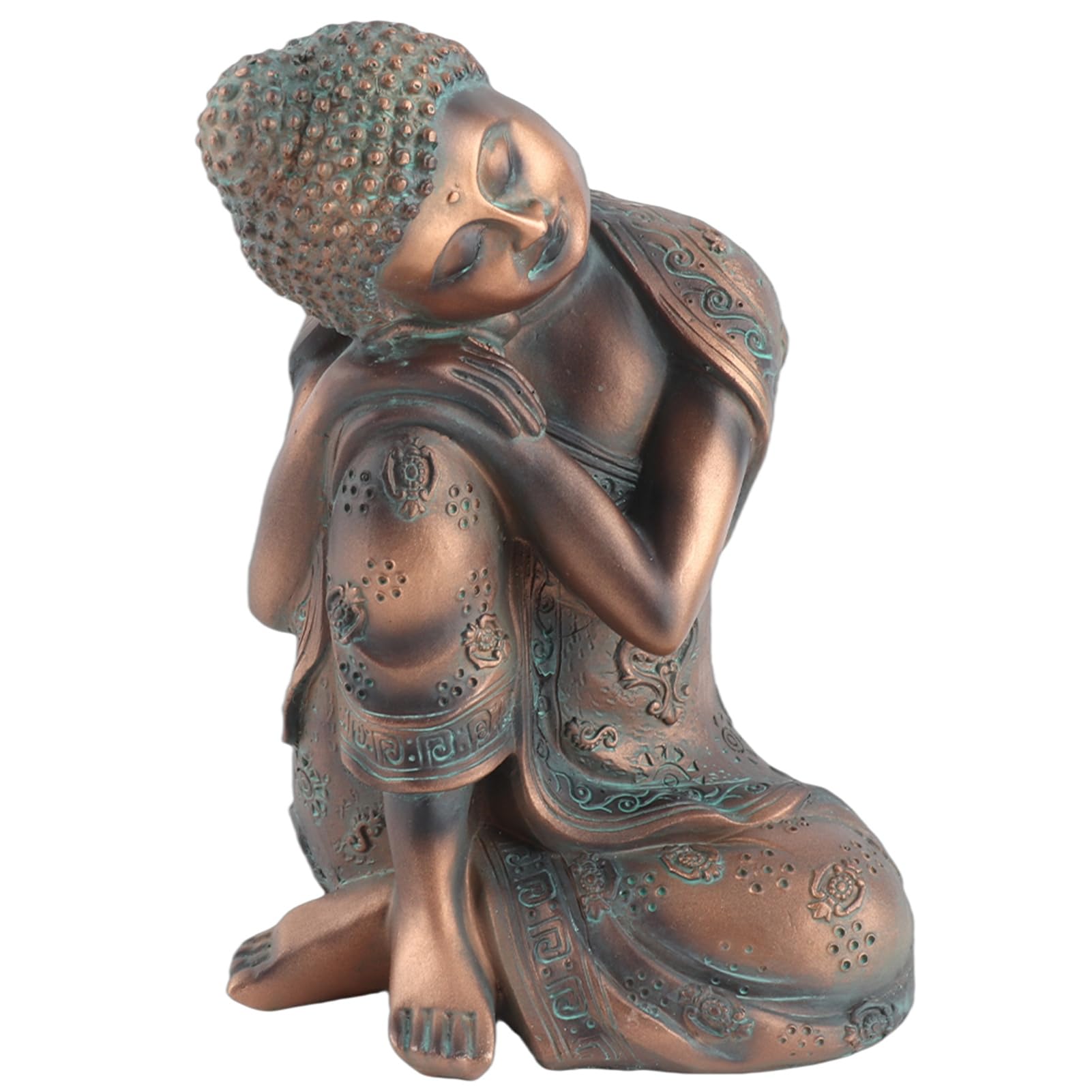 Buddha Sitting Buddha Ornament Sitting Statue Buddha Ornaments for The Home Small Buddha Ornaments Indoor in Southeast Asian Style, Garden Buddha Statue Outdoor for Living Room Bedroom