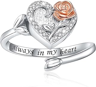 925 Sterling Silver Heart Urn Ring for Ashes for Women