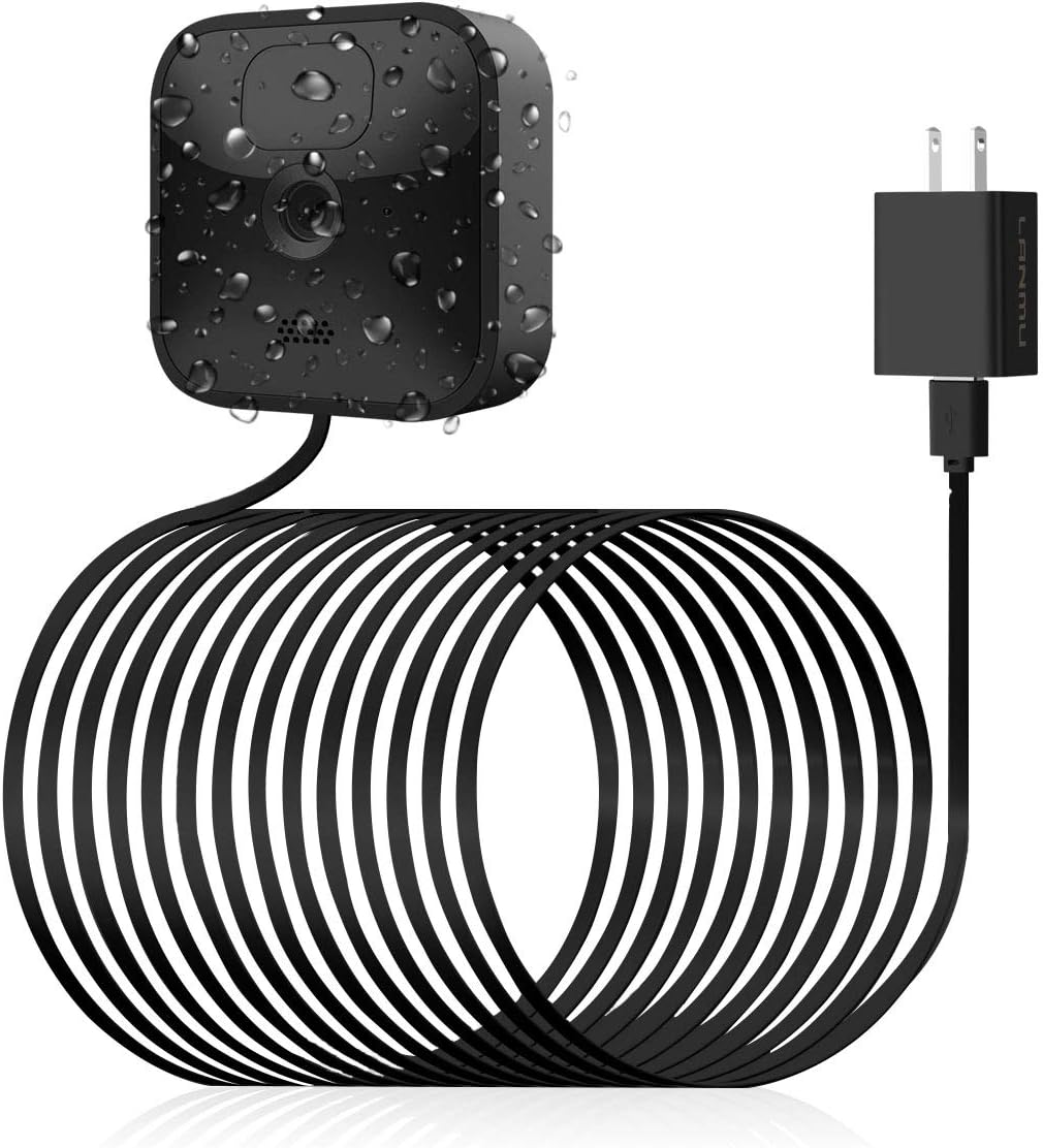 LANMU Weatherproof Power Cable Compatible with Blink