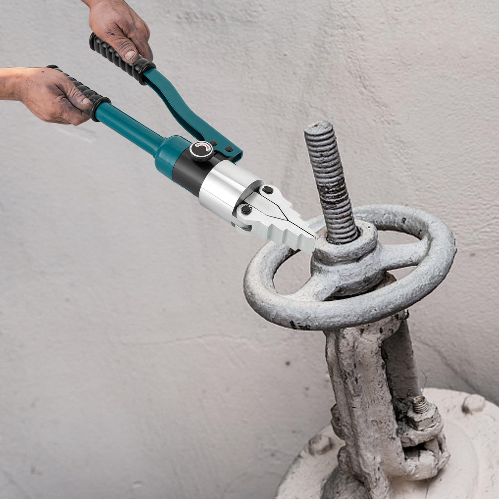 8T Spargitore idraulico flangia separatore idraulico portatile, strumento di diffusione idraulico manuale con cassetta degli attrezzi per riparazione di tubi, riparazione di corrente e