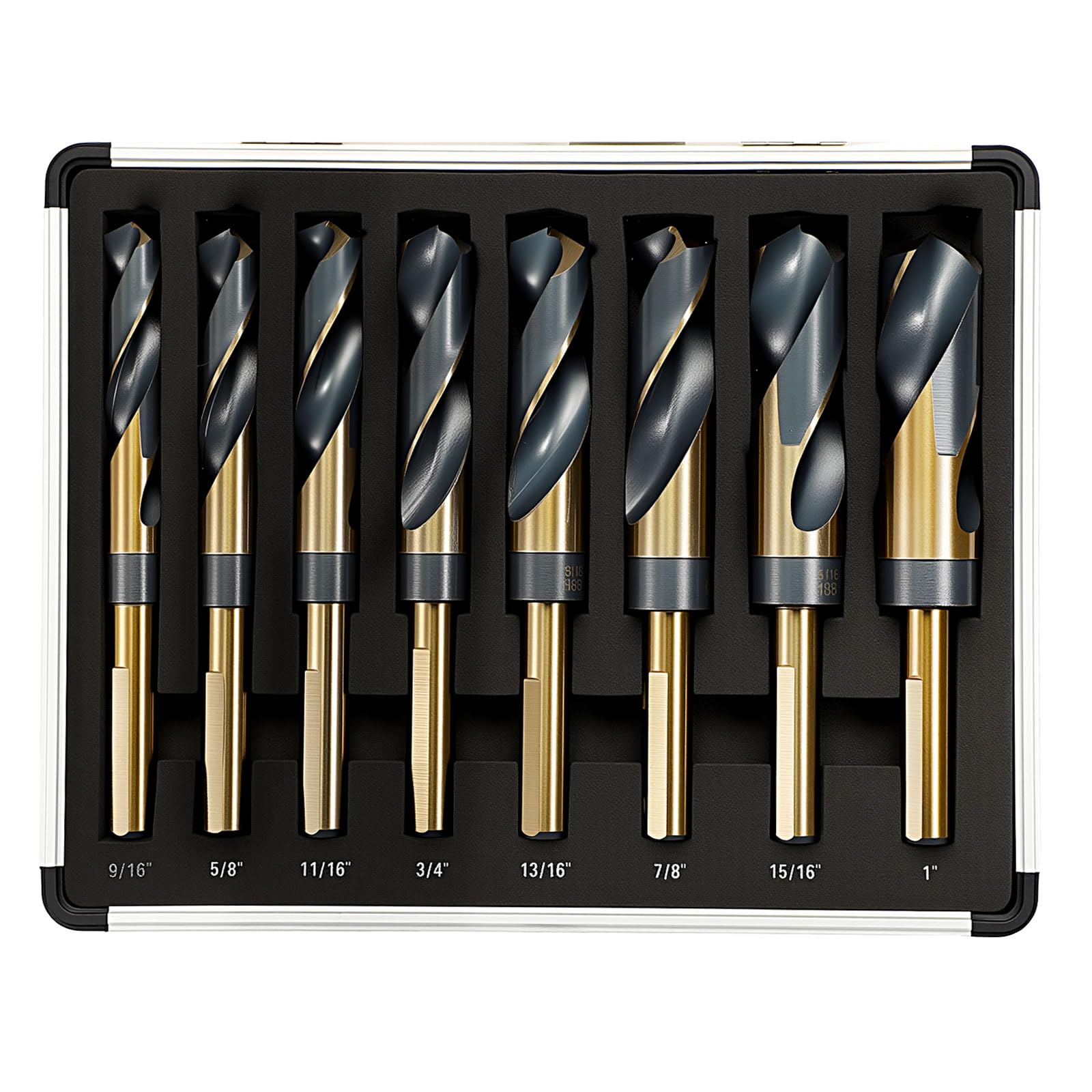 PATIKIL Drill Bits - 8 Piece HSS Set -1
