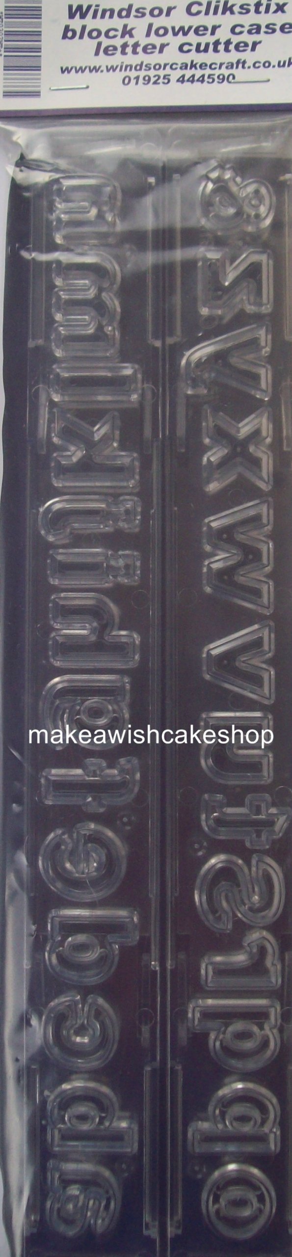 Clikstix BLOCK Lower Case Letter Cutter & Ejector Set