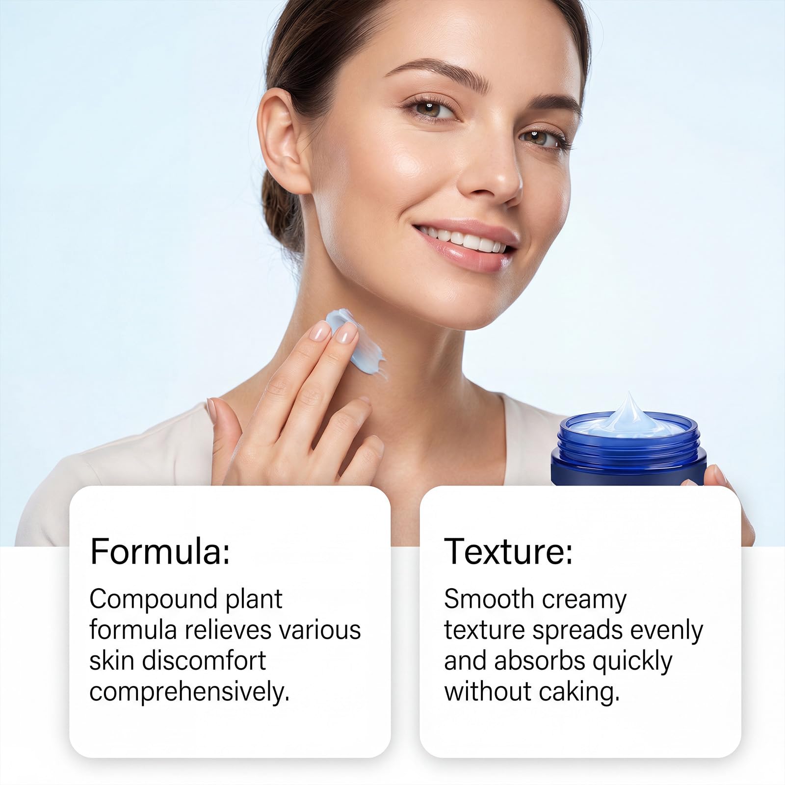 Crema Corporal Hidratante con Alantoína y Árbol de Té para Piel Suave 2PC | Fórmula ligera de cuidado diario que ayuda a mejorar el aspecto de la textura irregular y mantiene la piel hidratada y cómoda