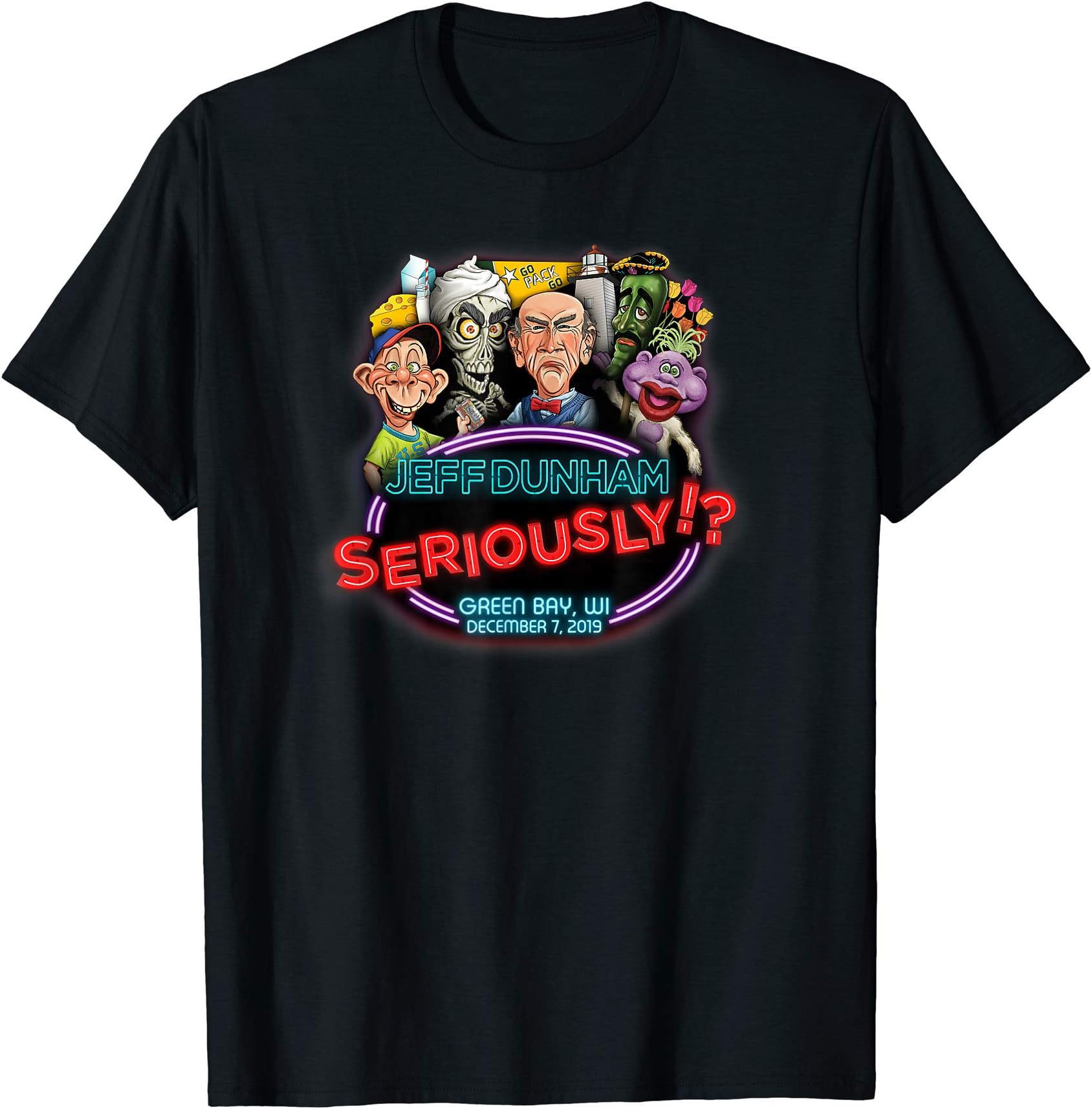 Jeff Dunham Green Bay, WI T-Shirt
