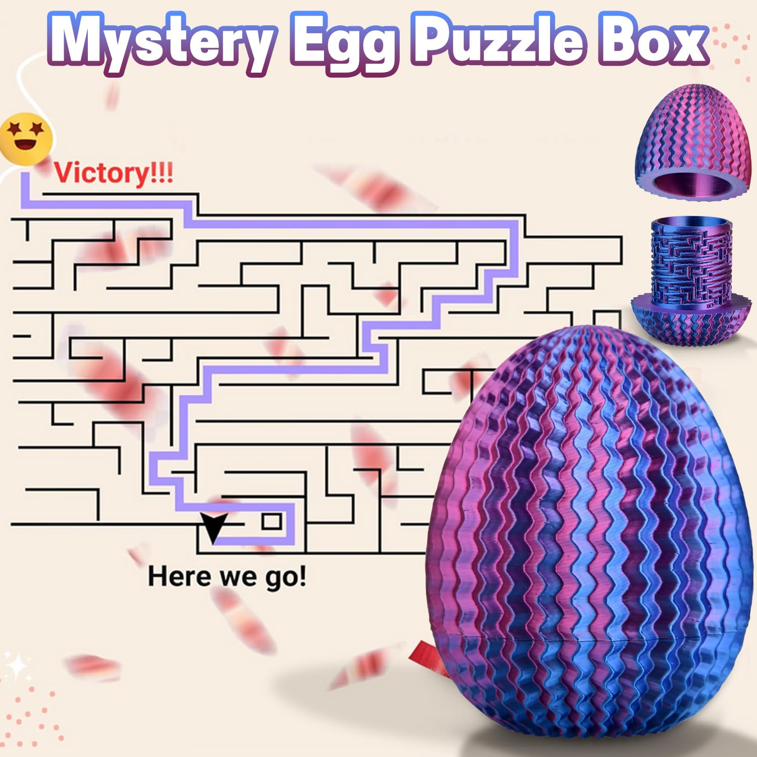 Mystery Egg Puzzle Box Easter Gifts - Image 3