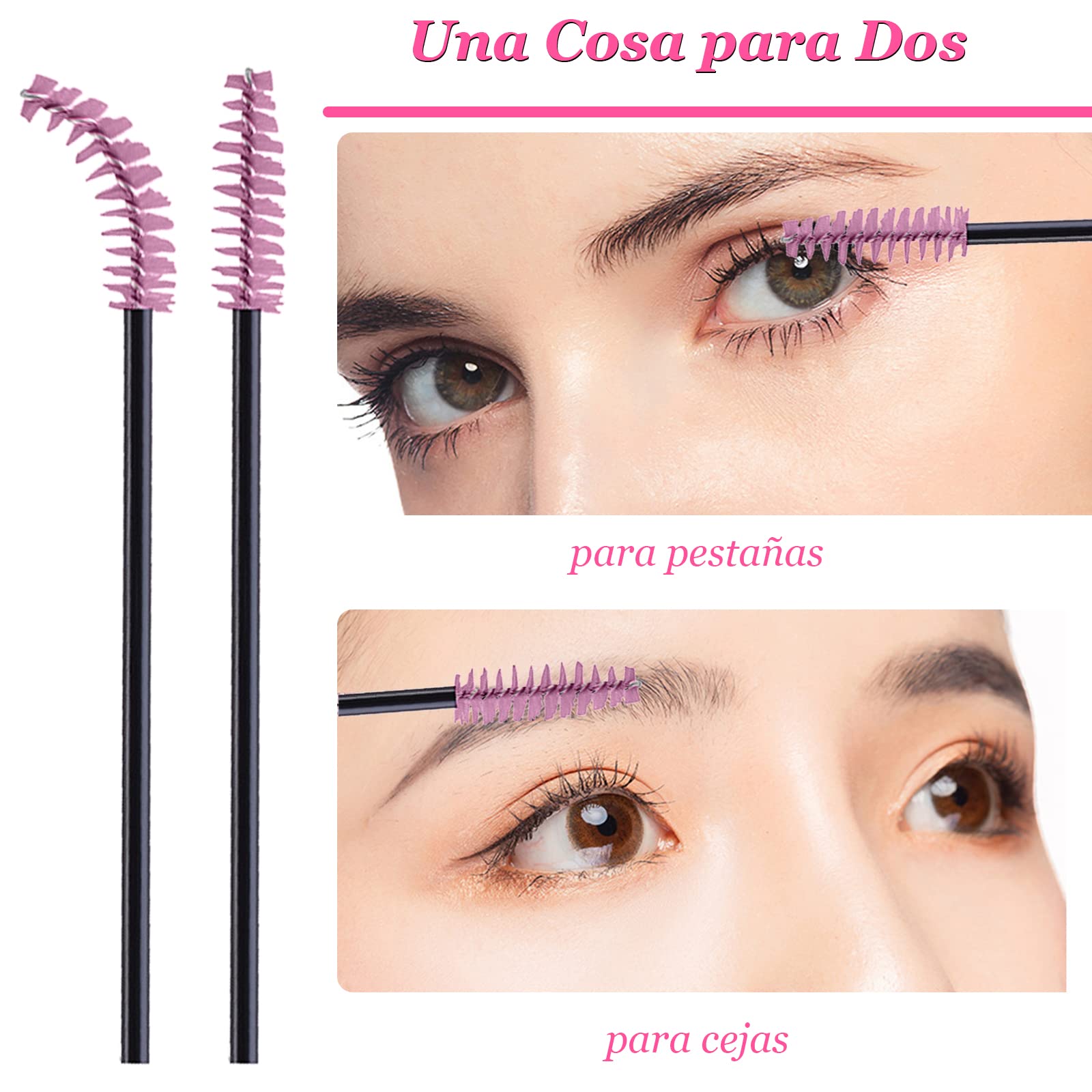 VEGCOO 150pcs Pinceles de Labios Desechables Cepillos Aplicadores de Maquillaje