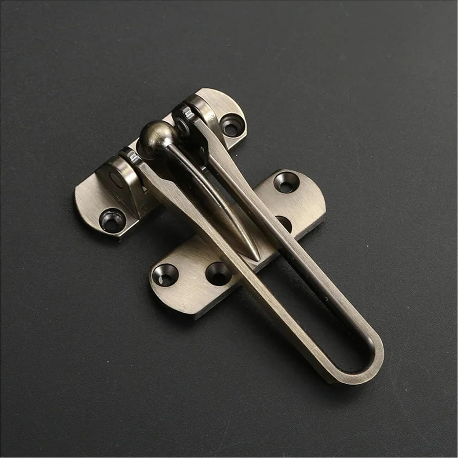 Buckle Door Bolt Lock Household Thickening Mute 1Pcs(Bronze 1PC)
