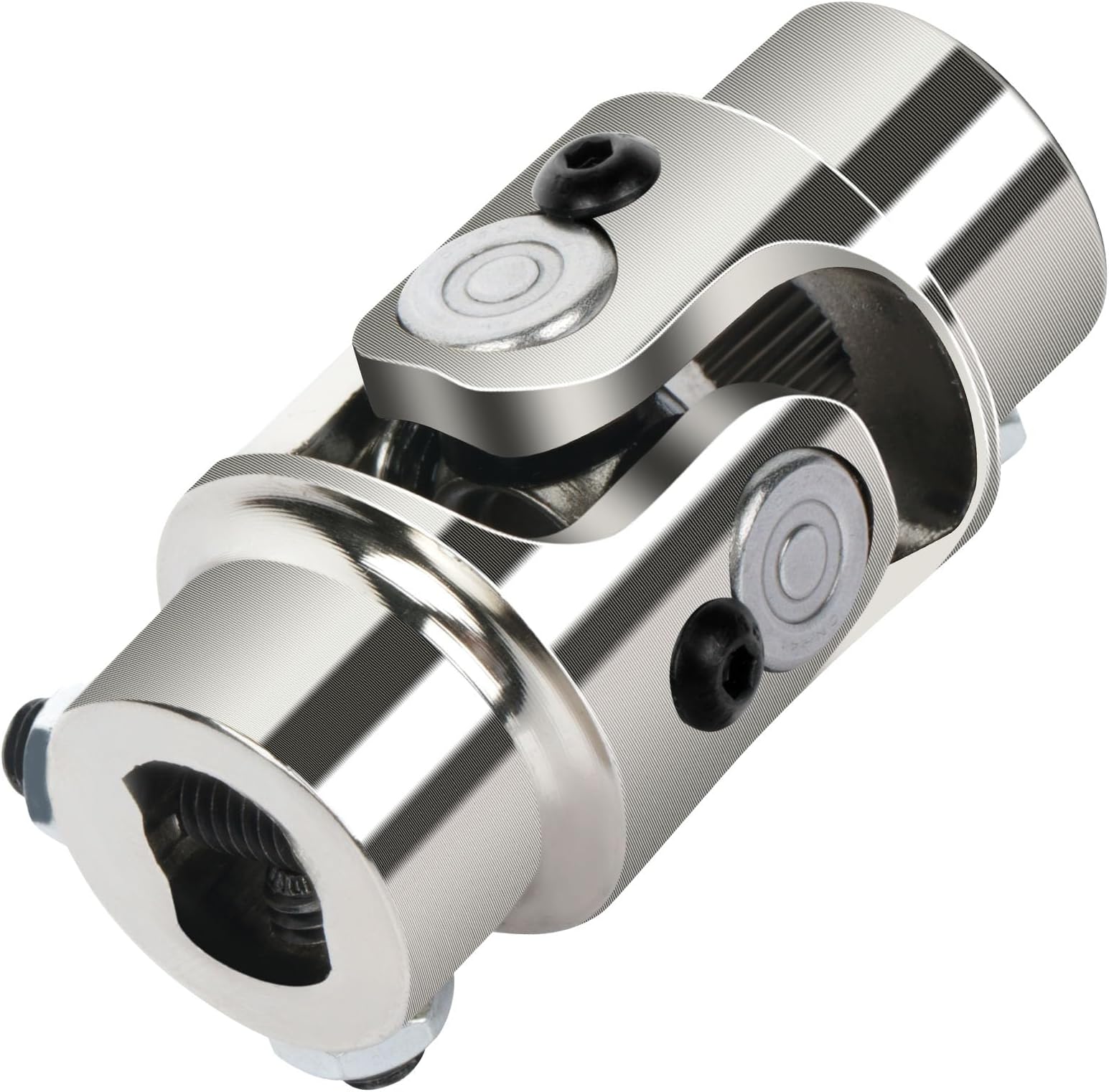 SCITOO Steering Shaft U Joint 11/16-36 Spline X 3/4 DD Single Chrome