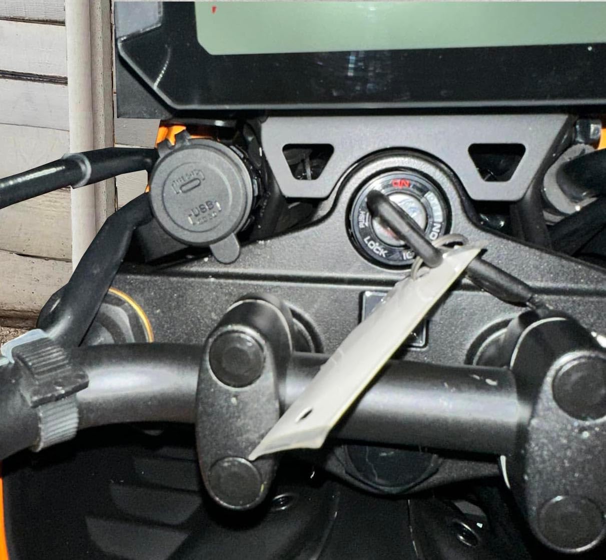 Motorcycle Accessory Kit Wiring Harness + Mount Bracket Compatible with Honda GROM 125 MSX125 (2021-Current)