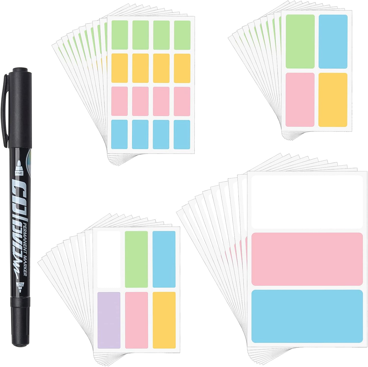290 PCS Waterproof Baby Bottle Label for Daycare Supplies