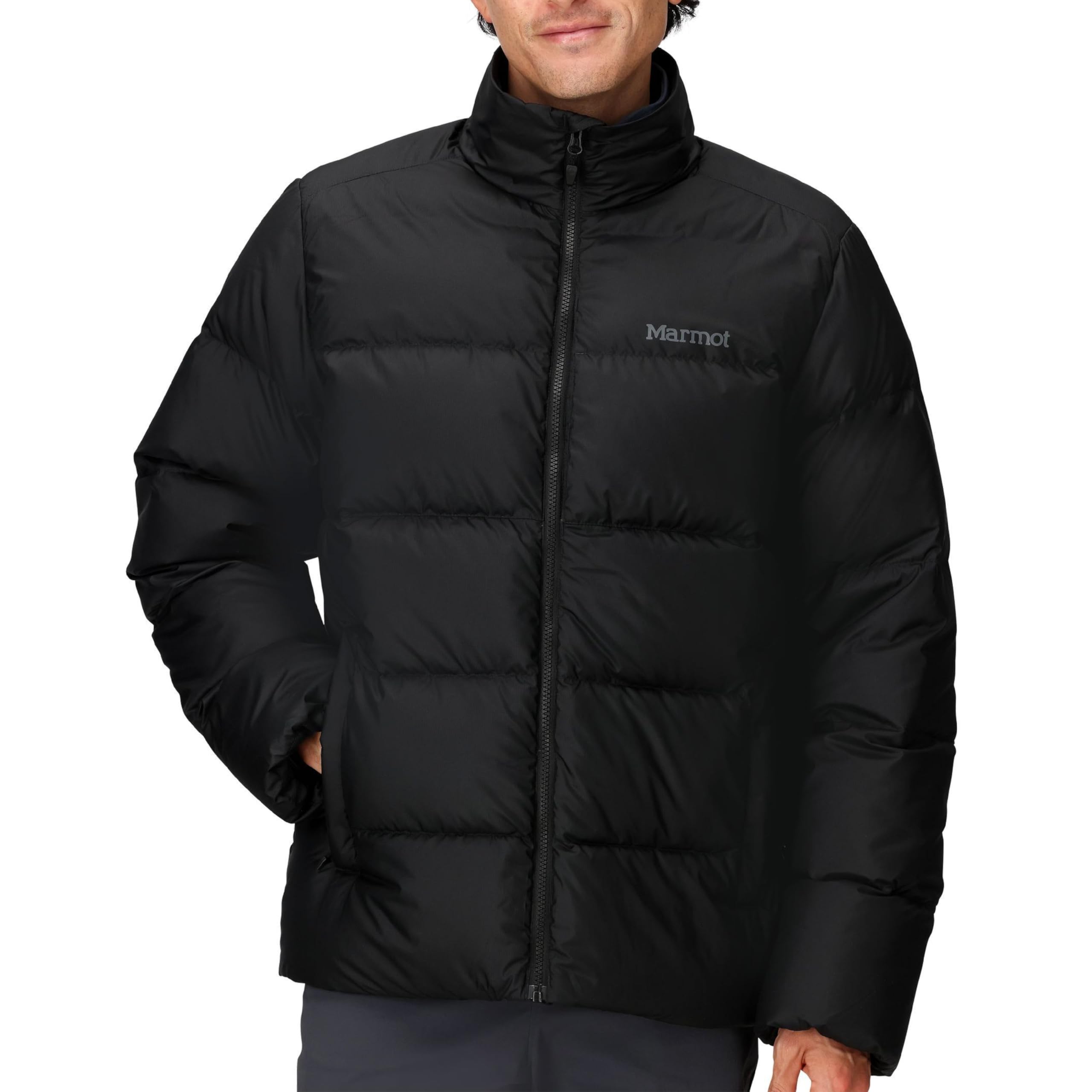 Marmot Guides Down Jacket Piumino leggero, caldo puffy invernale, cappotto trapuntato idrorepellente, giacca funzionale antivento, giacca outdoor impacchettabile Uomo (Pacco da 1)