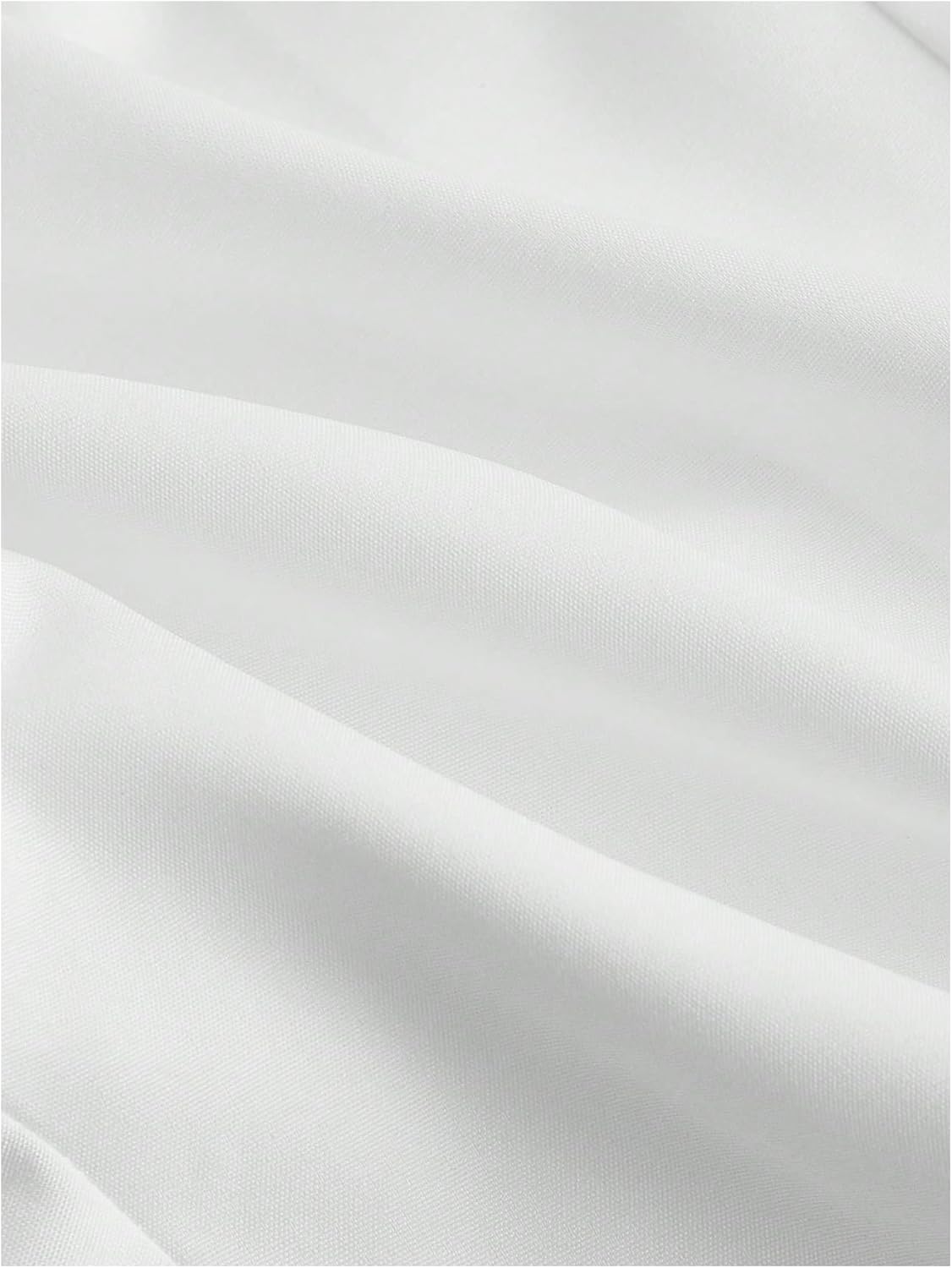 MakeMeChic Women's Flared Sleeve Tie Side Ruched Shirt Button Down Blouses Office Outfit - Image 5