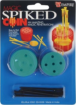 Empire Magic Loftus International Spiked Coin Trick - an Amazing Magic Penetration! by Loftus Novelty Item