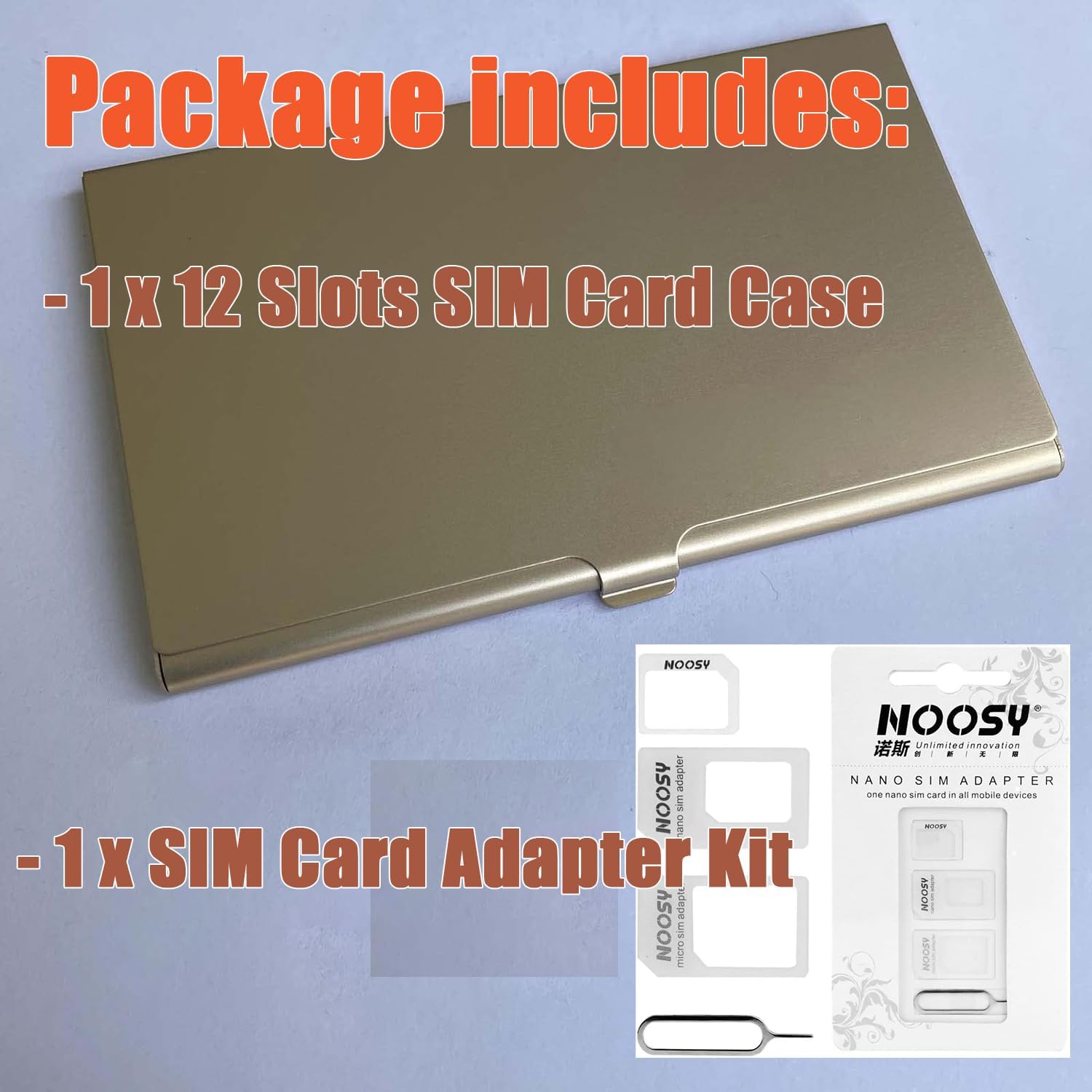 JAKENHAM Aluminum SIM Card Case (Model B09P3XDJ2Z) - Instruction Manual