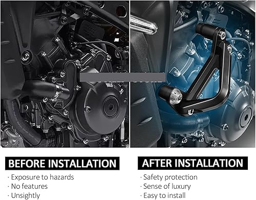 Miniatura 7 de Cubierta de protección protetiva para motos MT-09 MT09 SP 2021 2022 compatible con MT-09 MT09 SP Protector de parachoques Tracer 9 GT