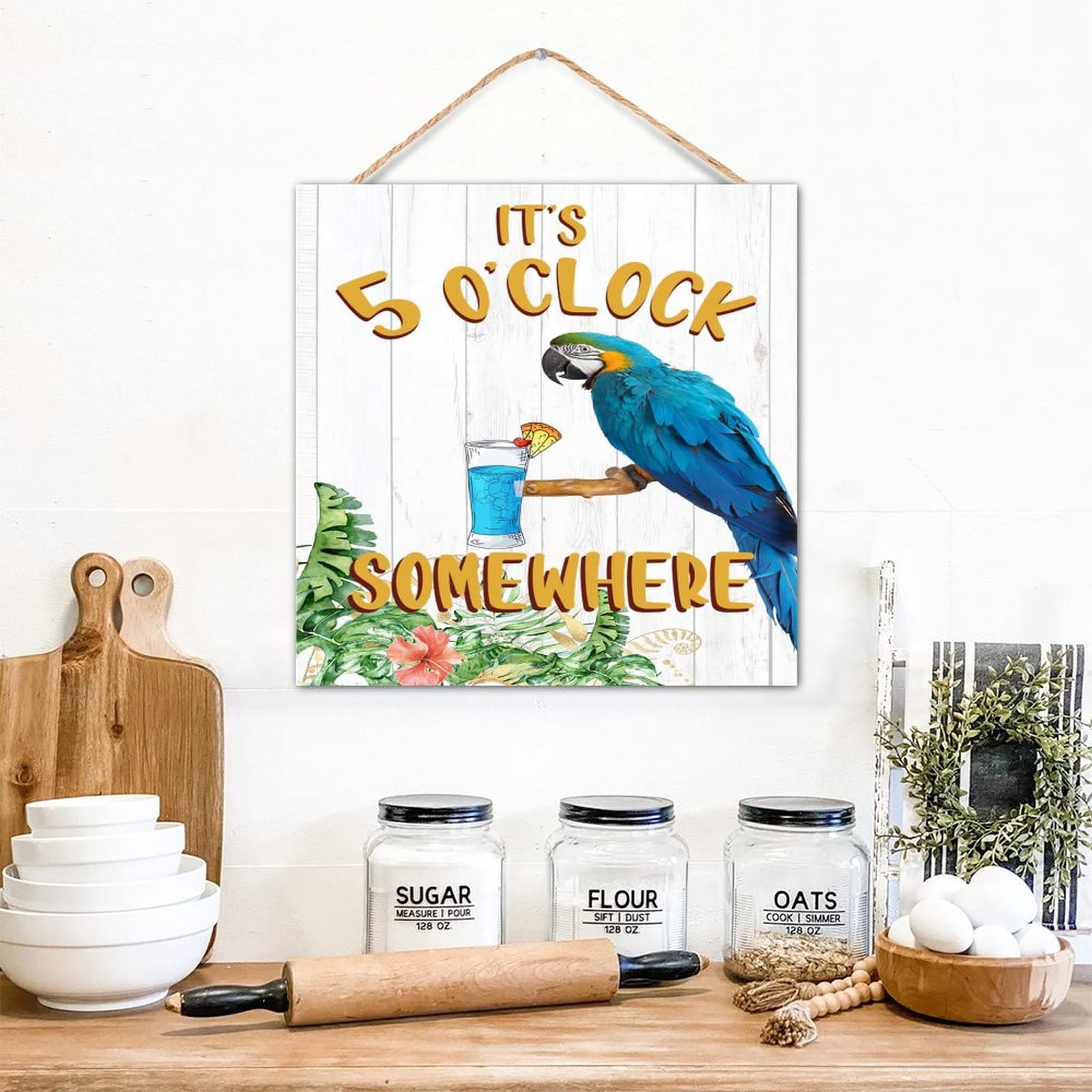Panneau mural en bois cadeau original de pendaison de cremaillere pour amis