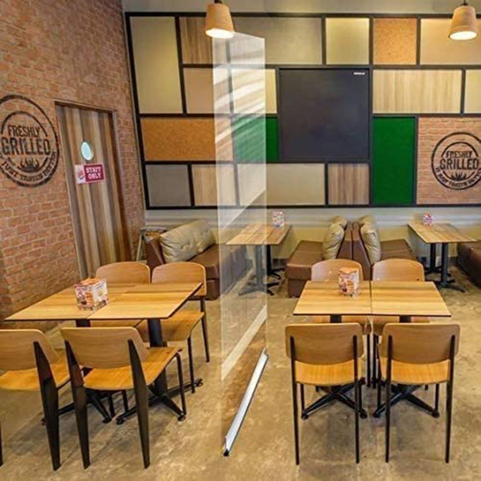 Buy Room Dividers Divider Stand Screen Partition Floor Standing Sneeze