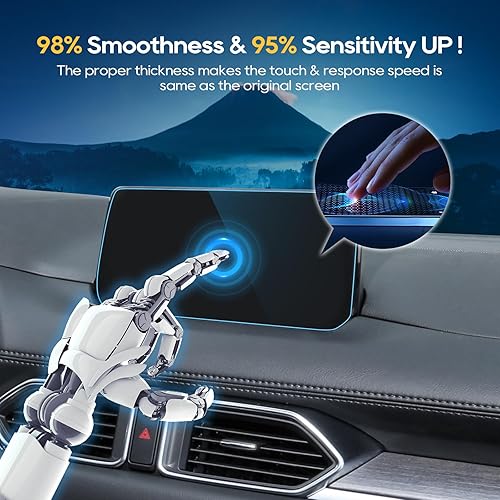 Miniatura 4 de LFOTPP Protector de pantalla de navegación Mazda CX-5 2020 Nano Plastic 2P para Mazda CX-5 KF CX-17.6 lbs 2020 de 8 pulgadas 2020 TouringGrand