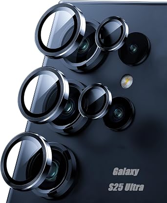 2-pack Camera Lens Protector for Samsung Galaxy S25 Ultra 5G,Galaxy S 25 Ultra 9H Tempered Glass Camera Protector,[Ultra HD] [Anti Scratch] Lens Camera Cover for Samsung S25 Ultra,Blue
