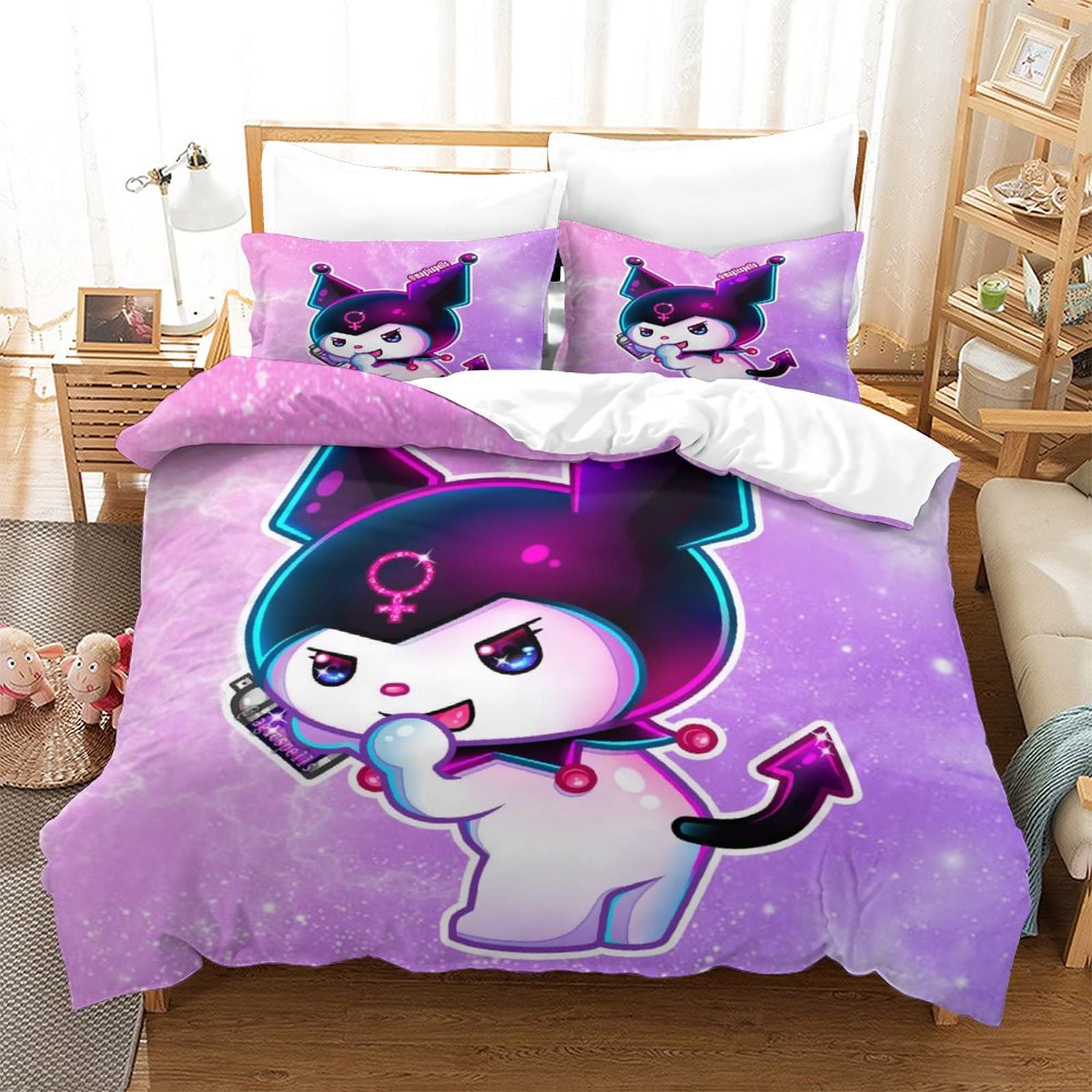 Kuromi Dekbedovertrek 140 X 200 cm - 70×90 cm - katoen pre order