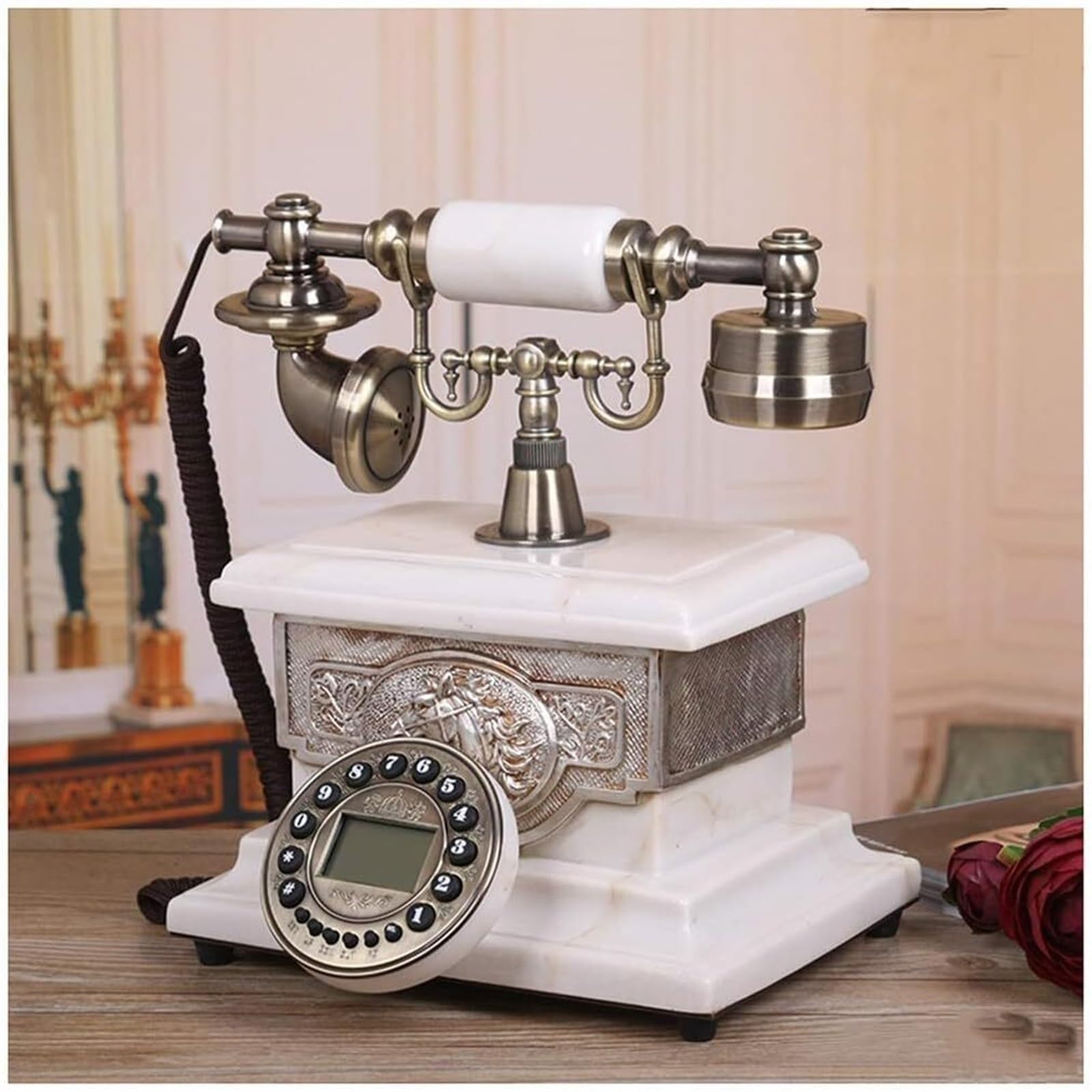 Téléphone maison européenne rétro ELzEy pour un salon élégant et vintage