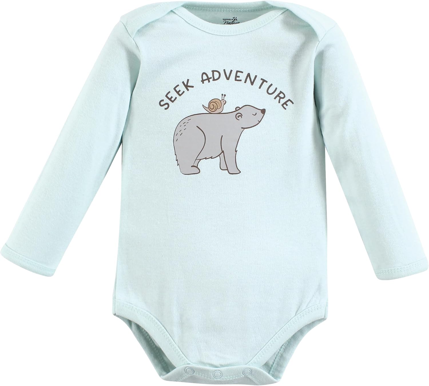 Touched by Nature Unisex Baby Organic Cotton Long-Sleeve Bodysuits