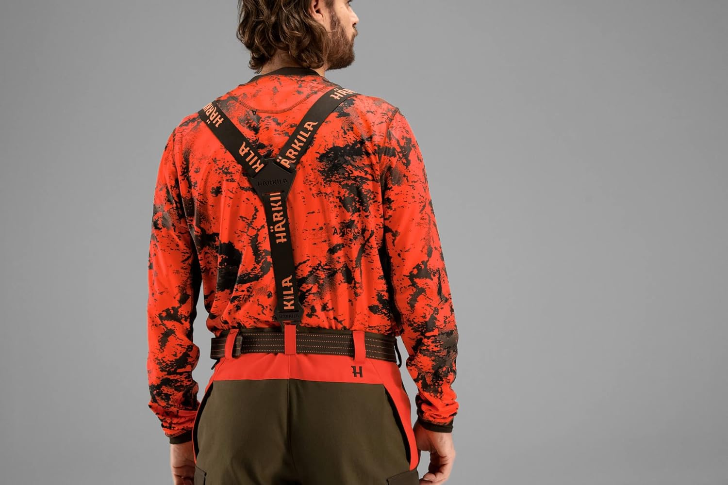 Harkila Wildboar Pro Tech belt Brown/Orange blaze Medium/Large Brown