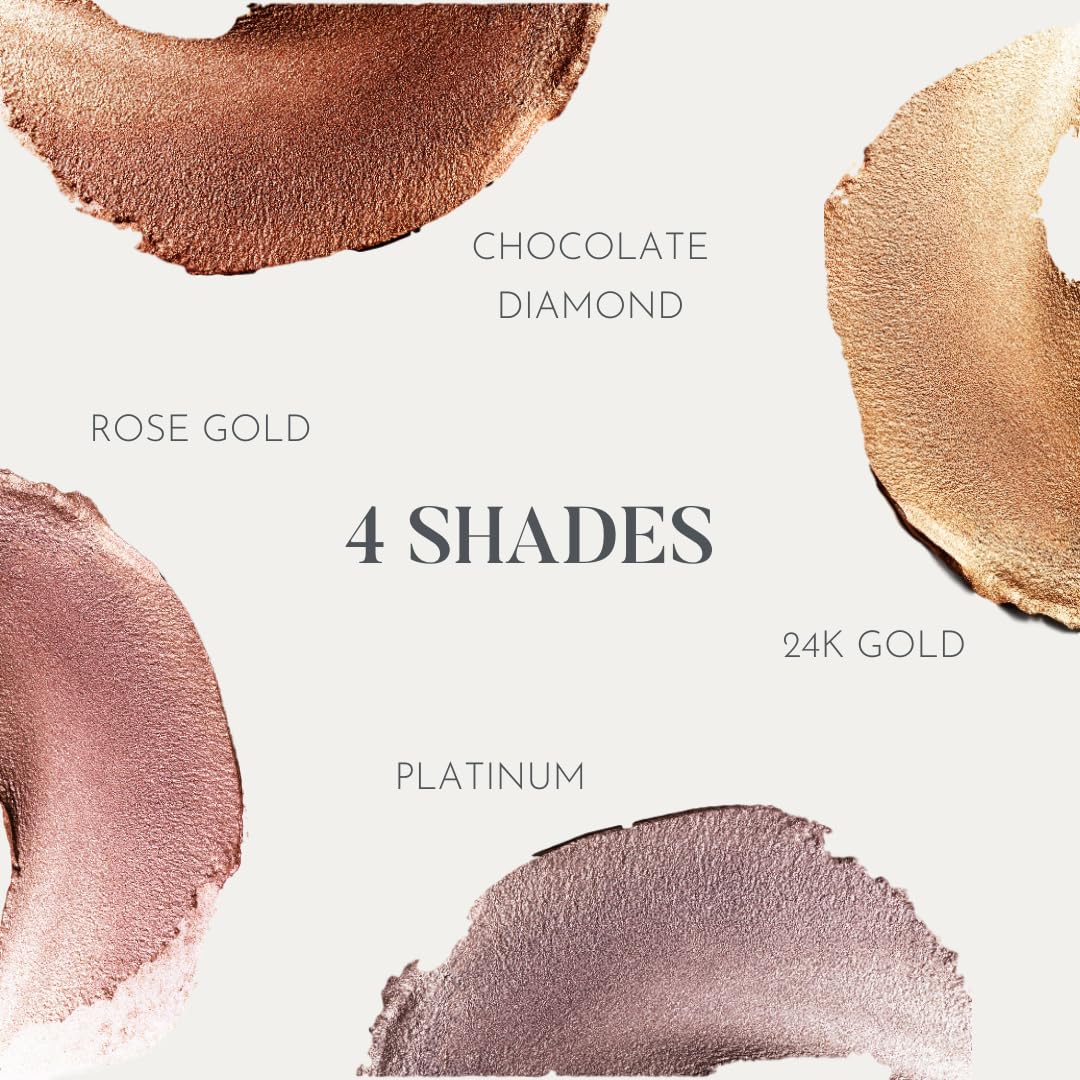 dome BEAUTY Eye Jewels (Platinum) (24K Gold, 0.15 fl oz) - Image 4