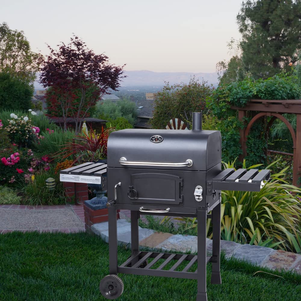 CosmoGrill Outdoor XL Smoker Barbecue Charcoal Portable BBQ Grill