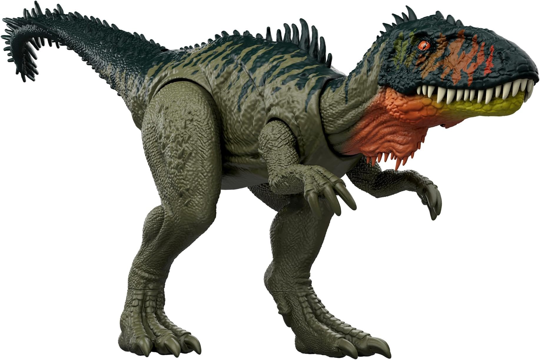 Mattel Jurassic World Big Action! JCL75 Tyrano Titan Children's Figure, Dinosaur Toy, Total Length: Approx. 13.5 inches (34.3 cm), Ages 4 and up, Green