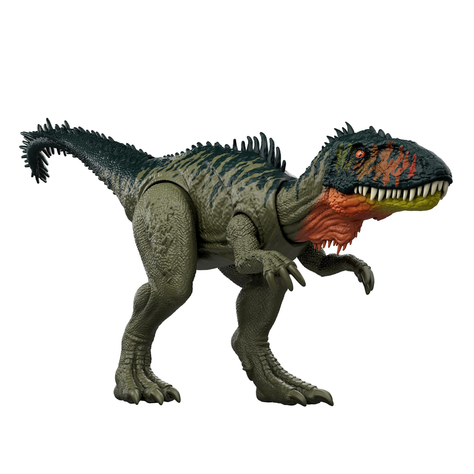 Mattel Jurassic World Big Action! JCL75 Tyrano Titan Children's Figure, Dinosaur Toy, Total Length: Approx. 13.5 inches (34.3 cm), Ages 4 and up, Green