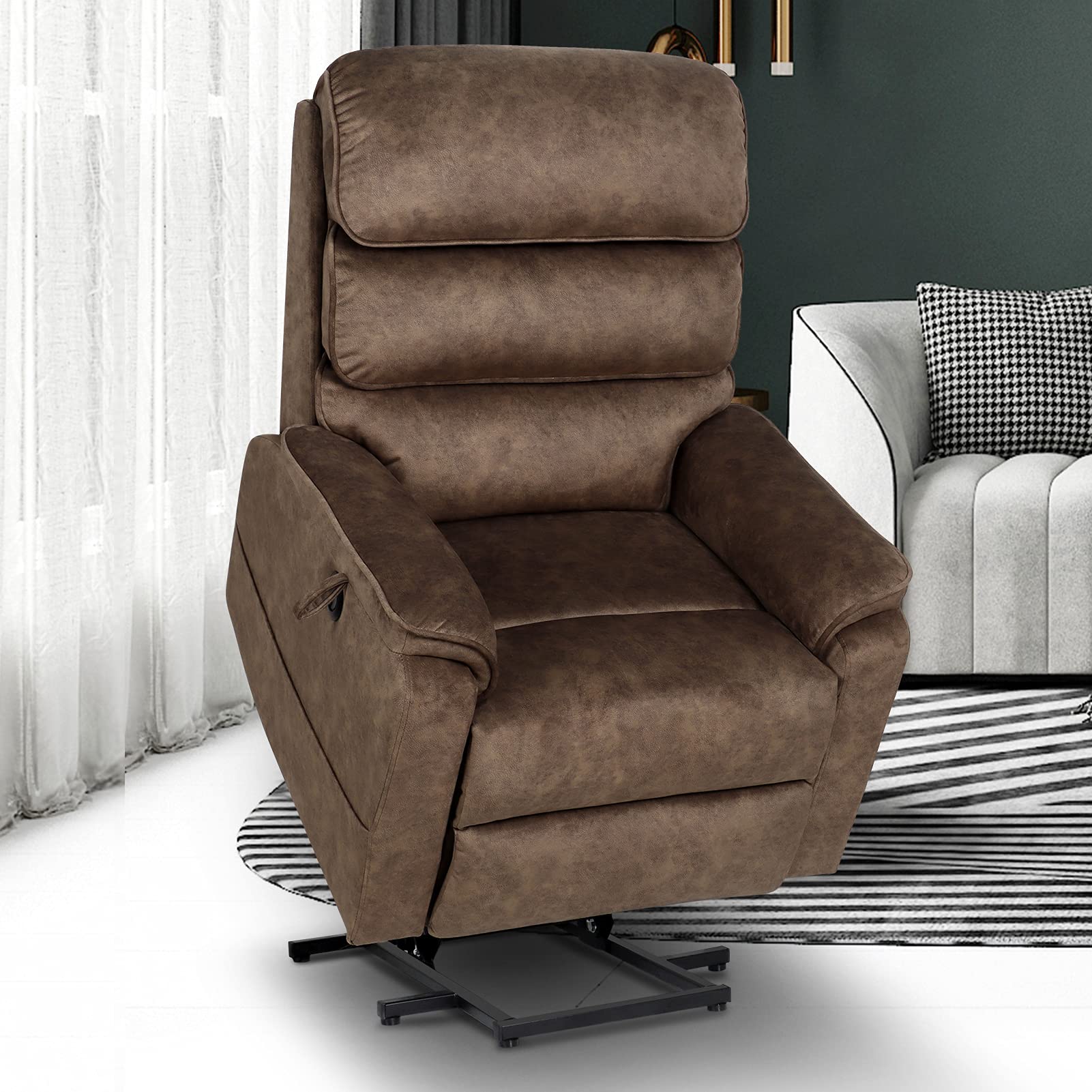 Buy CDCASA Electric Power Lift Recliner Chair with Massage and Heat for