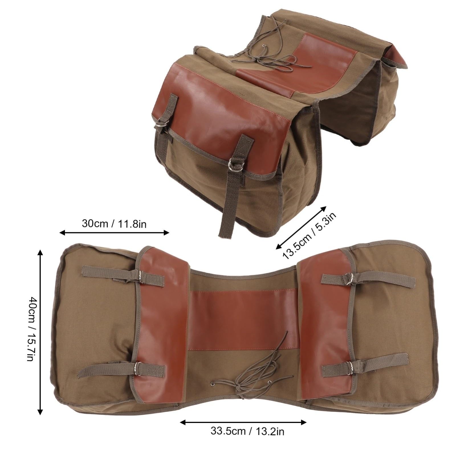 Motorrad-Fahrrad-Satteltasche Mit Großer Kapazität, Fahrrad-Sattelbox Aus Segeltuch, Seitliche Werkzeugtasche, Rücksitztasche, Motorradtasche Motorrad Pannier Satteltaschen