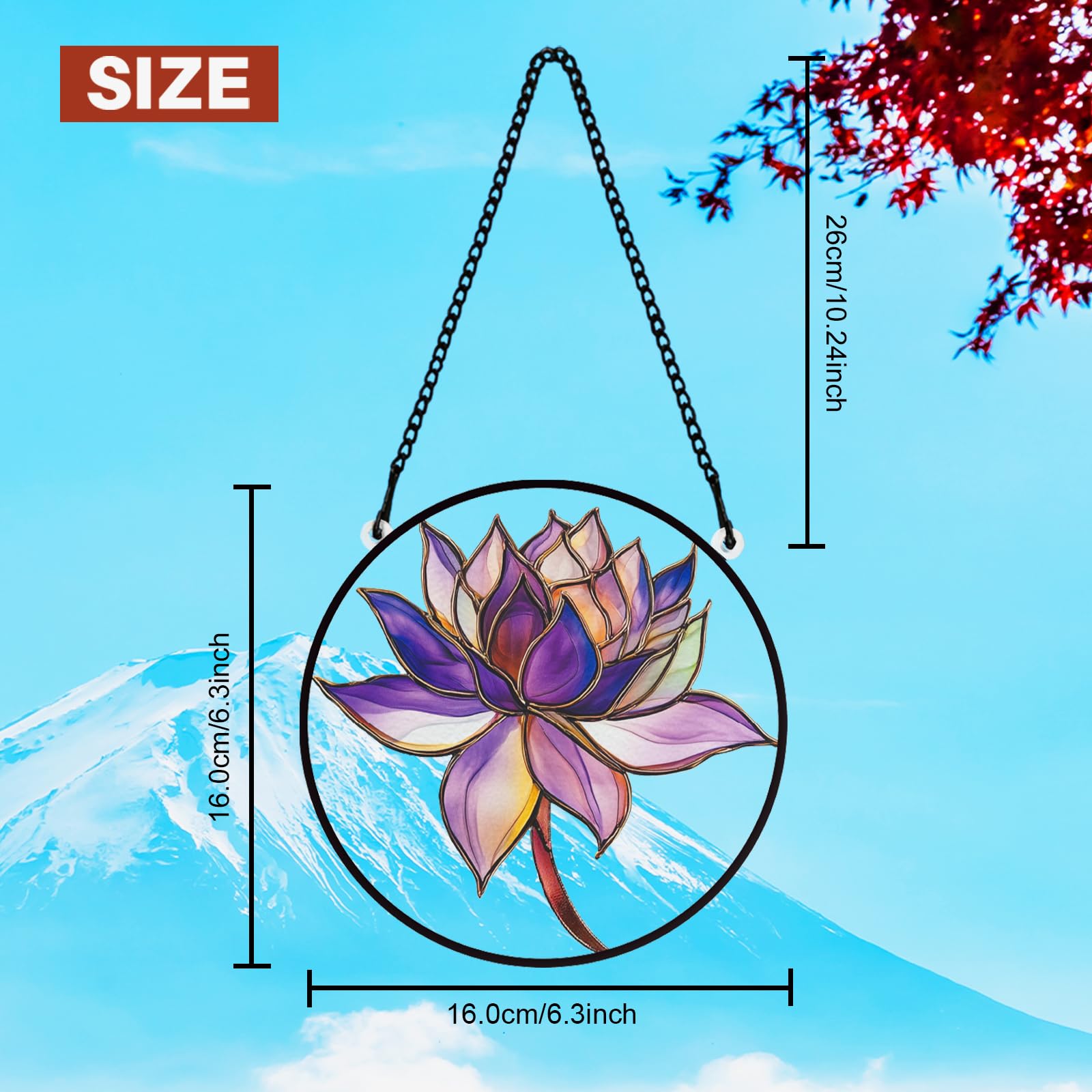 PLIGREAT Black Art Farfalle Macchiato Suncatcher Finestra Arazzi