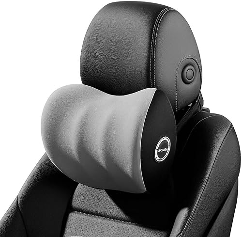 Miniatura 8 de LIQUN Almohada acogedora de apoyo para el cuello del automóvil, almohada de espuma viscoelástica para reposacabezas de automóvil utilizada para