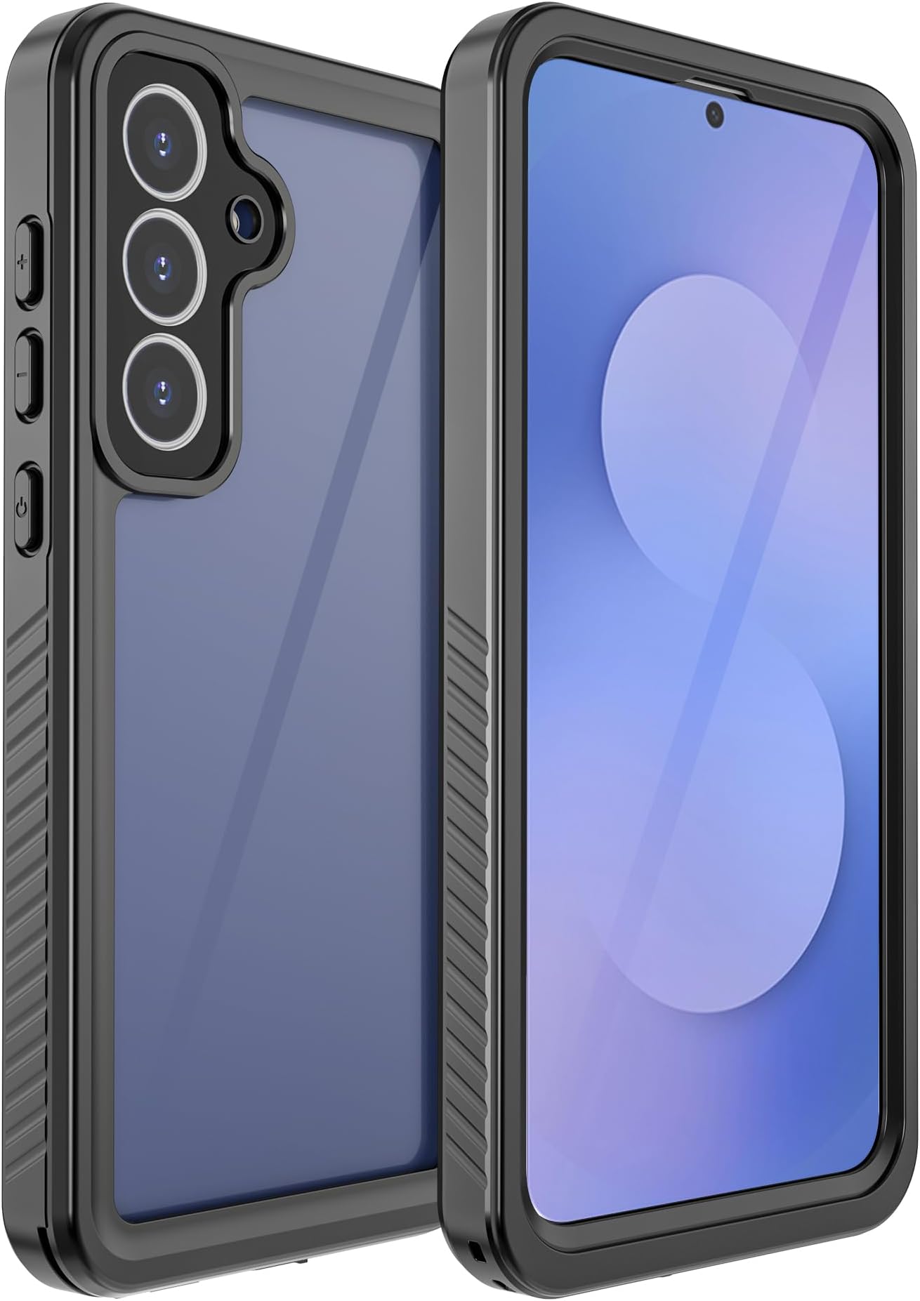 for Samsung Galaxy S25 FE Case, IP68 Waterproof Dustproof Case, [Built-in Screen Protector] Full Body Heavy Duty Rugged Phone Cover for Galaxy S25FE 6.7 inch Black