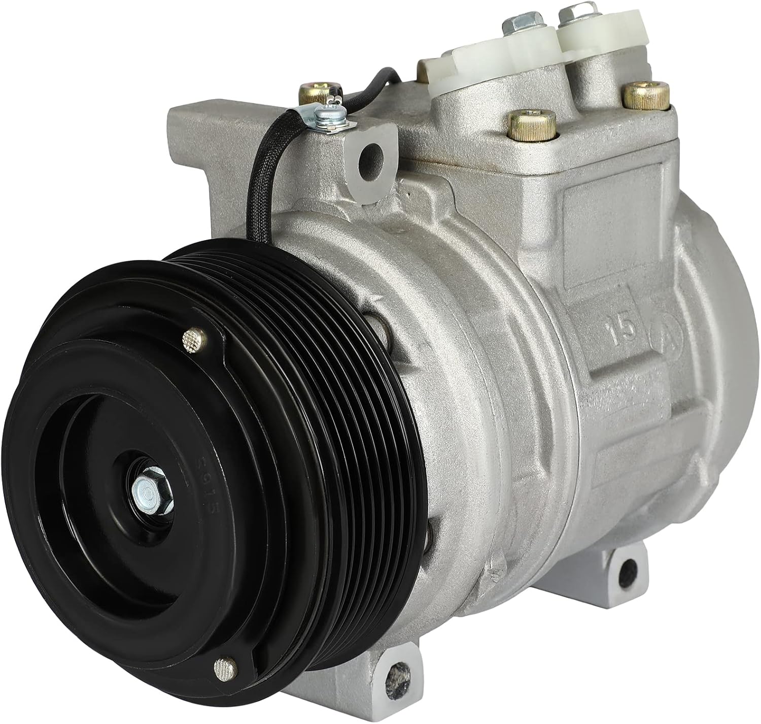 cciyu Air Conditioning Compressor for Honda CR-V 2.4L 2002 2003 2004 2005-2006 Replaces AC Compressor with Clutch for Car 7 Grooves 157881 158881