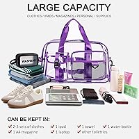 Vista 158 de Pequeña bolsa de gimnasio para mujer, bolsa de viaje con compartimento para zapatos