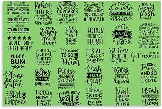 Bathroom SVG Bundle, Bathroom Quote SvgPoster Print Decorative Painting Canvas Wall Art Living Room Posters Bedroom Painting 24x36inch(60x90cm)