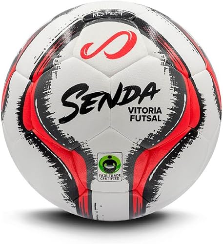 Vista 11 de Senda Vitoria Premium Match Futsal Ball, Fair Trade Certified Rojo