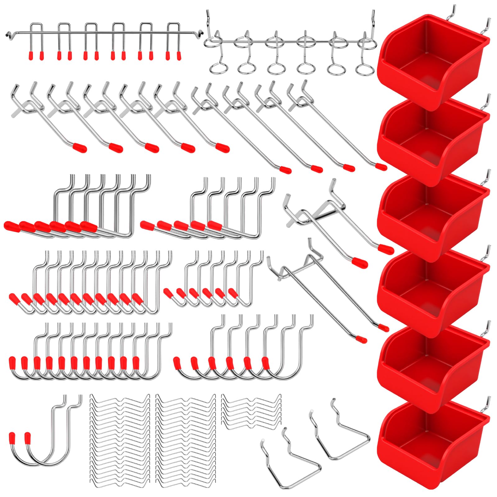 50 Pcs Pegboard Hooks,wall Shelf Hooks For Display Pegboard Garage Store Tools Storage Hanger Wall Shelf Hooks Jie