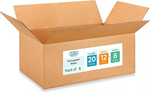 Miniatura 583 de Cajas para envío IDL Packaging - B-1266-5 de cartón corrugado, tamaño pequeño, de 12 pulgadas de largo x 6 pulgadas de ancho x 6 pulgadas de alto