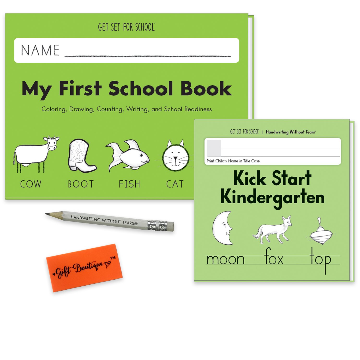Handwriting Without Tears Kindergarten Bundle - Student Workbook, Teacher's Guide & Pencils