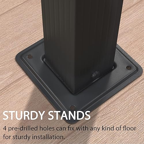 Miniatura 52 de PURPLE LEAF - Pérgola/kiosco retráctil de metal de 10 x 12 pies con toldo para exteriores, patio, jardín, porche, playa, pabellón estilo enrejado