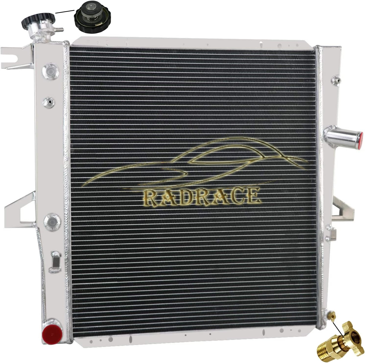 3 Row Aluminum Radiator For 1998-2011 Ford Explorer Ranger F100 Explorer Sport Mazda B3000 Mercury V6 3.0 4.0L 99 01 02 03 04 05 06 07 08 09 10 Radiators