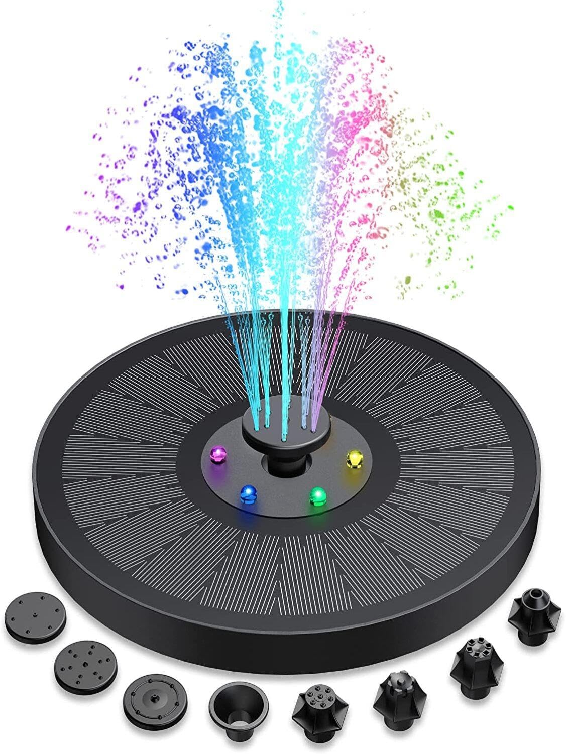Pompe à eau solaire anti-surchauffe pour fontaine flottante de jardin