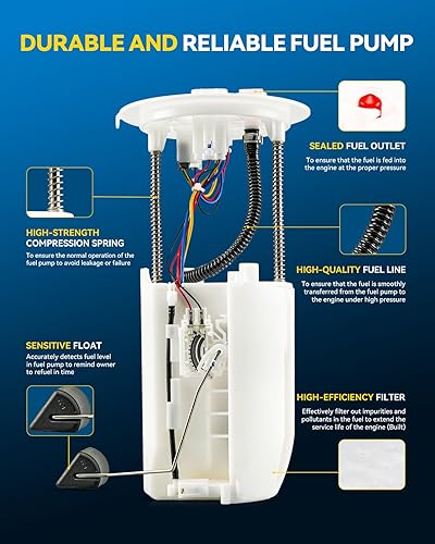 Miniatura 159 de PHILTOP Electric Fuel Pump Assembly Fits For Chevrolet S10 1985-1991, GMC S15 1985-1990, GMC Sonoma 1991, GMC Syclone 1991, SP06B1H