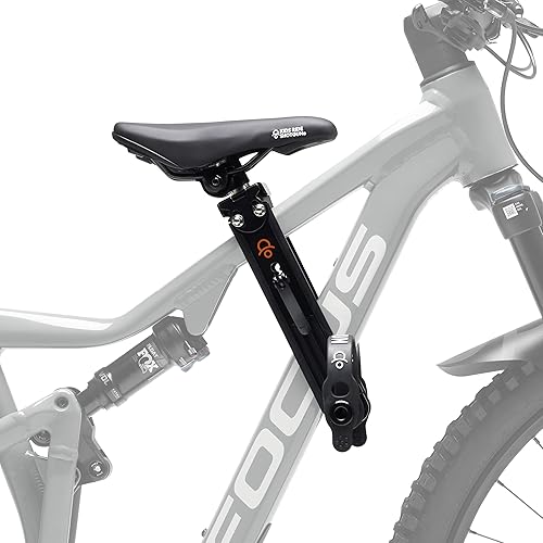 Kids Ride Shotgun - Asientos de bicicleta para niños - Montaje frontal, para niños de 2 a 5 años, se adapta a la mayoría de bicicletas de montaña
